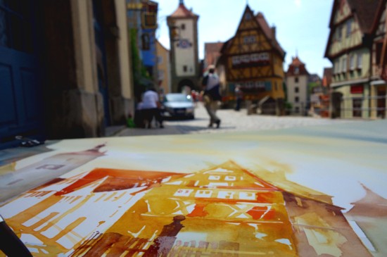 Malreise Rothenburg ob der Tauber